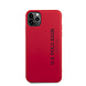 US Polo Apple iPhone 11 Pro Max Red Back cover case - Vertical Logo US Polo Apple iPhone 11 Pro Max Red Back cover case - Vertical Logo