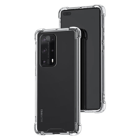 Huawei Huawei P40 Pro plus Transparent Back cover case - Silicone Huawei Huawei P40 Pro plus Transparent Back cover case - Silicone