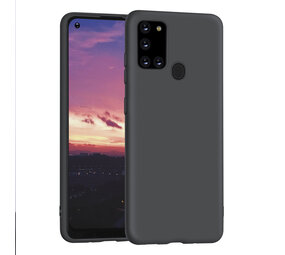 Samsung Galaxy A21S Black Back cover case - Silicone