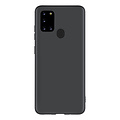 Samsung Galaxy A21S zwart Backcover hoesje - silicone
