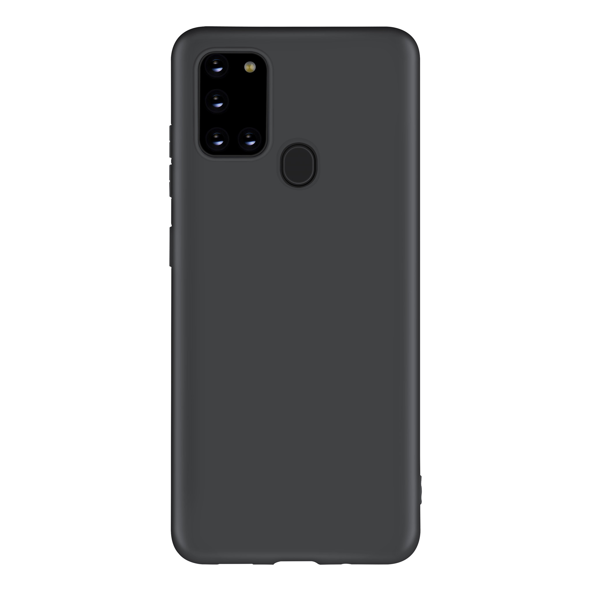 Samsung Galaxy A21S zwart Backcover hoesje - silicone, foto 2 van 6