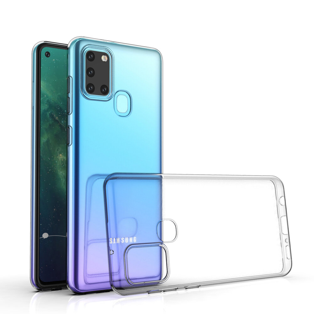 Samsung Galaxy A21S Transparent Back cover case - Silicone Samsung Galaxy A21S Transparent Back cover case - Silicone