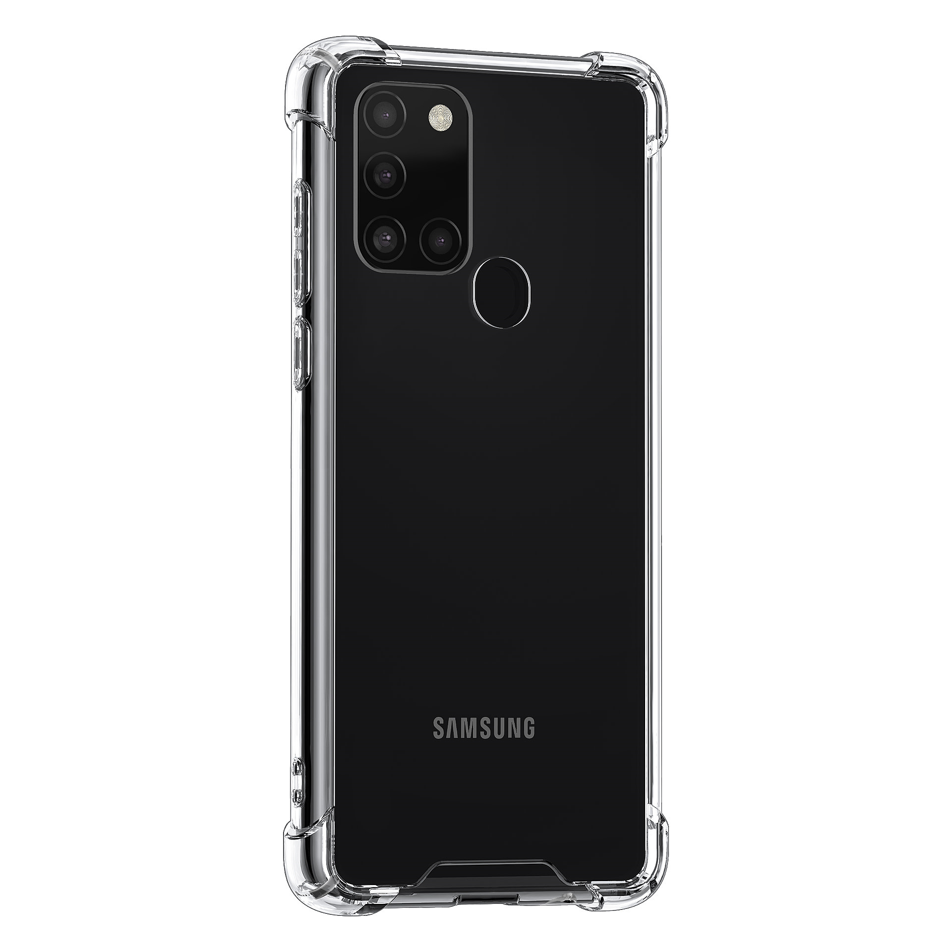 Samsung Galaxy A21S Transparant Backcover hoesje - silicone
