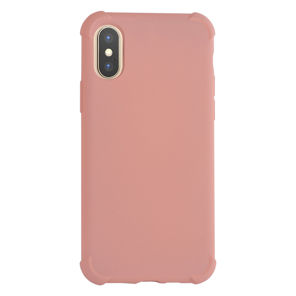 Apple iPhone Xs Max Rose Back cover coque - Silicone