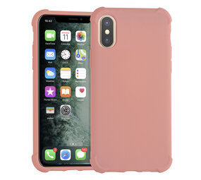 Apple iPhone Xs Max Rose Back cover coque - Silicone