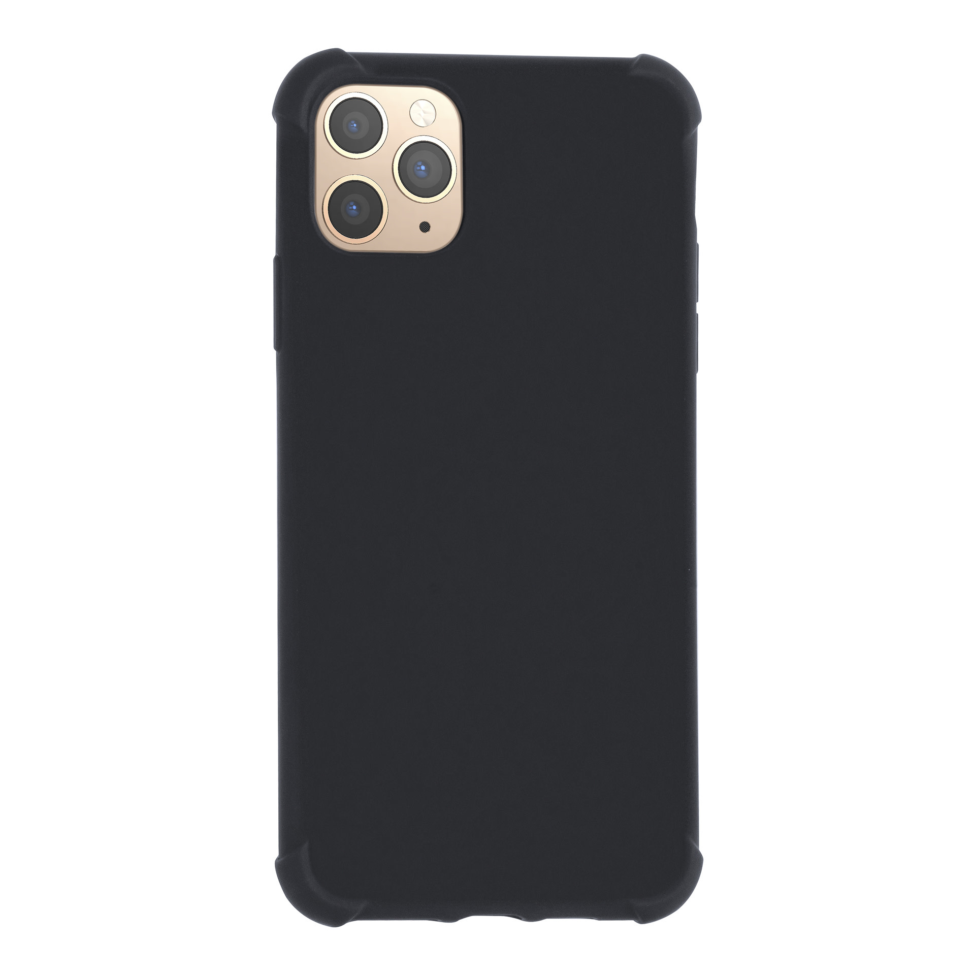 Apple iPhone 11 Pro Max zwart Backcover hoesje - silicone, foto 2 van 4