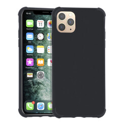 Apple iPhone 11 Pro Max zwart Backcover hoesje - silicone