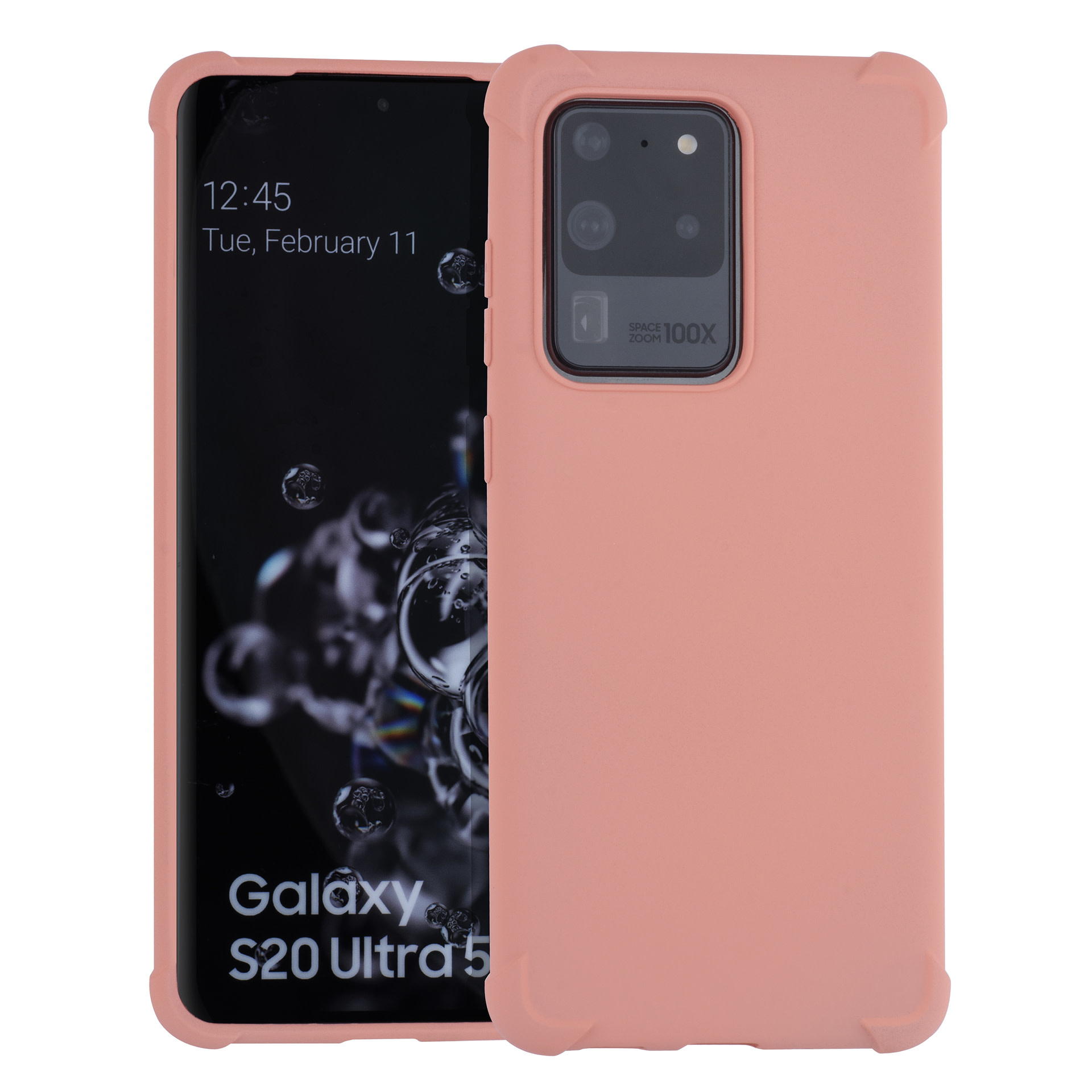 Samsung Galaxy S20 Ultra Roze Backcover hoesje - silicone