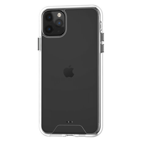 Apple iPhone 11 Pro Max Transparant Backcover hoesje - silicone Apple iPhone 11 Pro Max Transparant Backcover hoesje - silicone