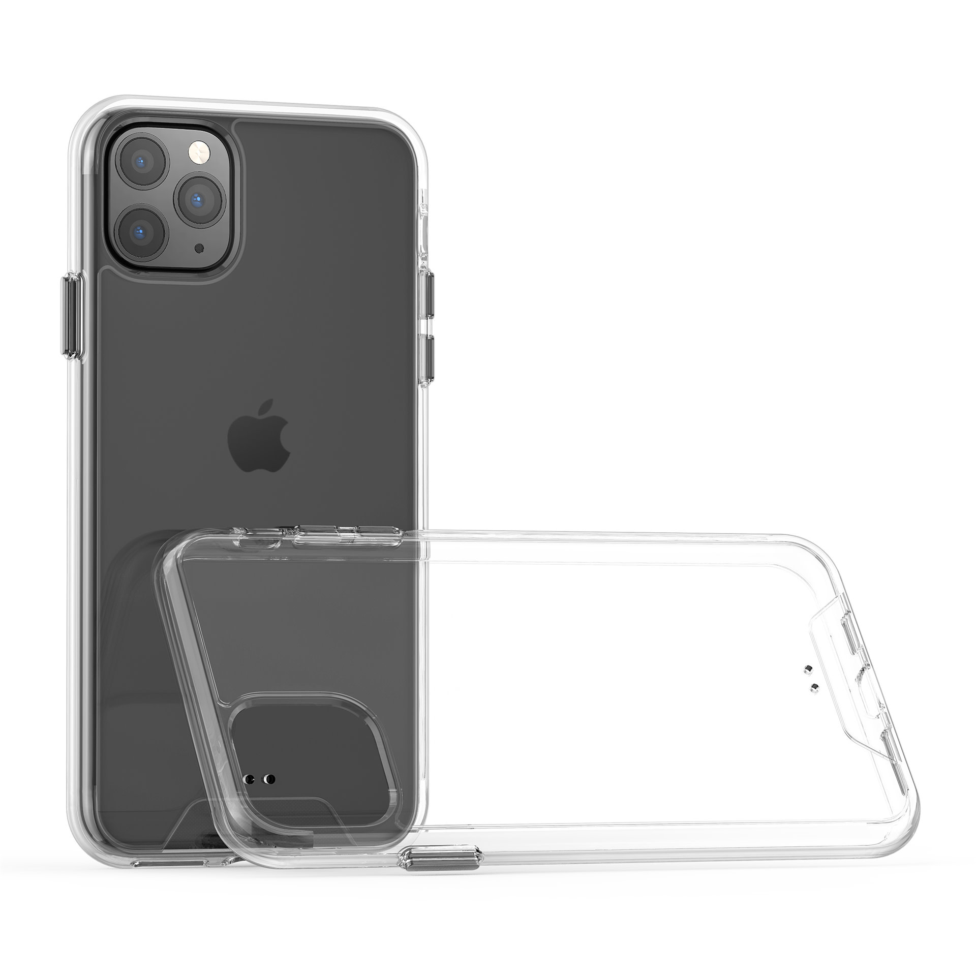 Apple iPhone 11 Pro Max Transparant Backcover hoesje - silicone, foto 3 van 5