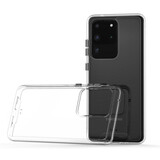 Samsung Galaxy S20 Ultra Backcover hoesje Transparant - silicone Samsung Galaxy S20 Ultra Backcover hoesje Transparant - silicone