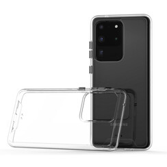 Samsung Galaxy S20 Ultra Backcover hoesje Transparant - silicone