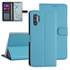 Samsung Galaxy Note 10 Plus Bleu clair Book type housse - Titulaire de la carte Samsung Galaxy Note 10 Plus Bleu clair Book type housse - Titulaire de la carte