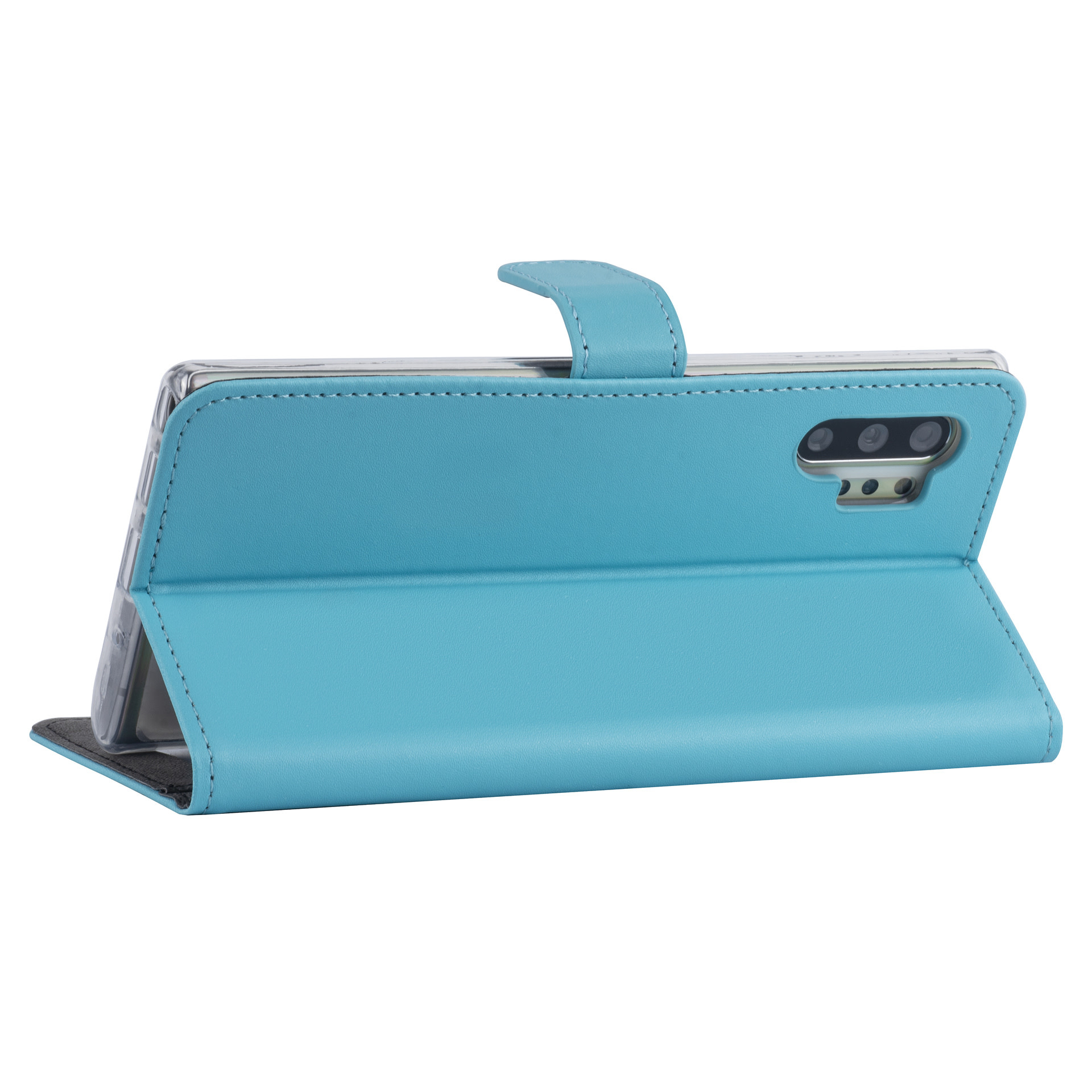 Samsung hoesje voor Galaxy Note 10 Plus - LichtBlauw - Book Case - Kaarthouder (N975F), foto 5 van 6