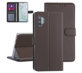 Samsung hoesje voor Galaxy Note 10 Plus - Bruin - Book Case - Kaarthouder (N975F) Samsung hoesje voor Galaxy Note 10 Plus - Bruin - Book Case - Kaarthouder (N975F)