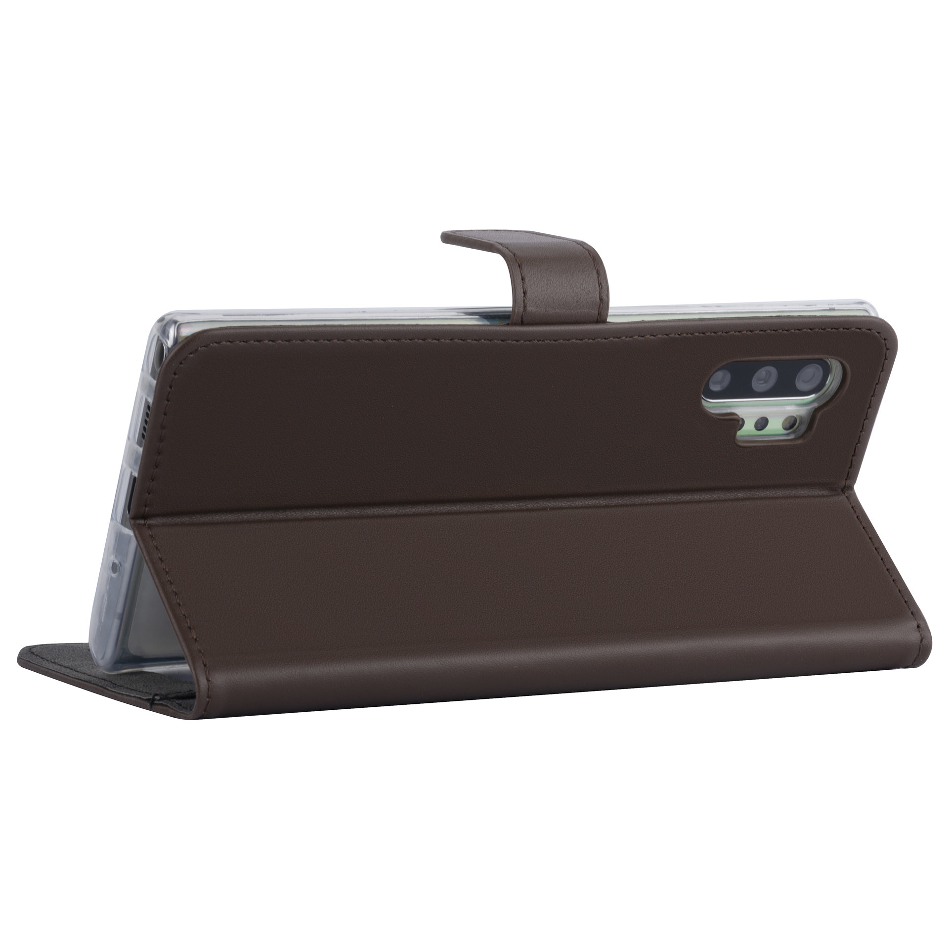 Samsung hoesje voor Galaxy Note 10 Plus - Bruin - Book Case - Kaarthouder (N975F), foto 5 van 6