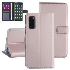 Samsung Galaxy S20 Rose Gold Book-Case hul - Kartenhalter