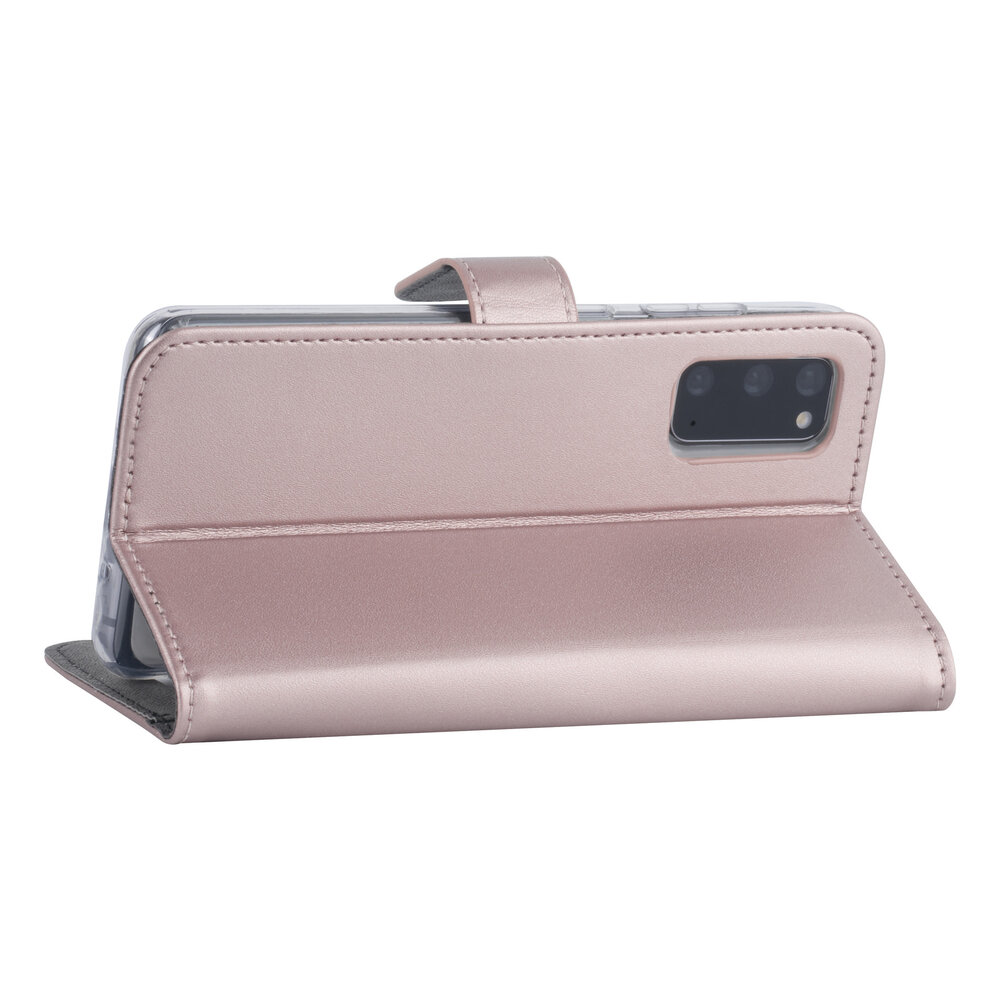 Samsung Galaxy S20 Rose Gold Book type case - Card holder Samsung Galaxy S20 Rose Gold Book type case - Card holder