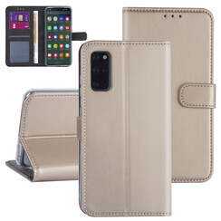 Samsung Galaxy S20 Plus Gold Book-Case hul - Kartenhalter
