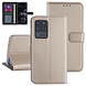 Samsung Galaxy S20 Ultra Gold Book type case - Card holder Samsung Galaxy S20 Ultra Gold Book type case - Card holder