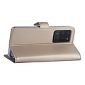 Samsung Galaxy S20 Ultra Gold Book type case - Card holder