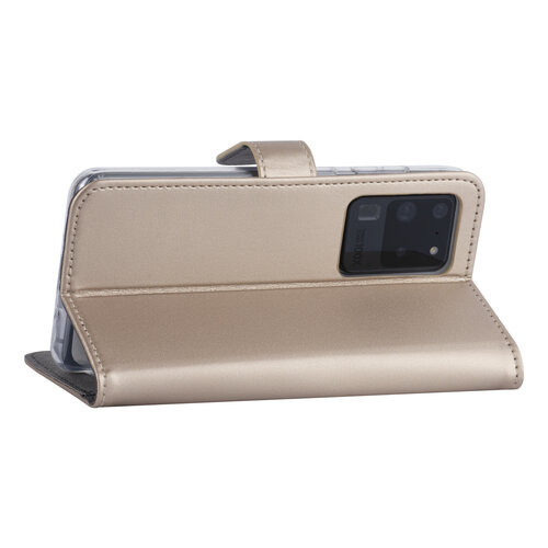 Samsung Galaxy S20 Ultra Gold Book type case - Card holder