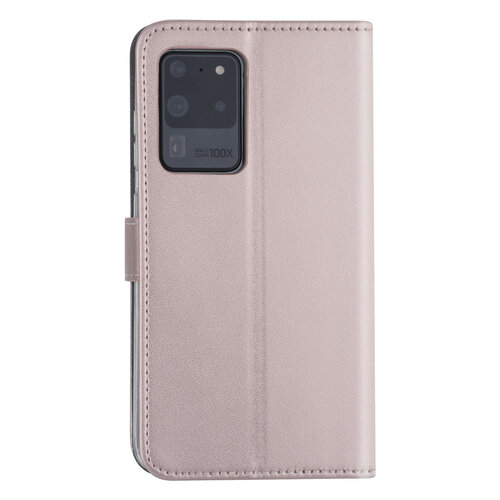 Samsung Galaxy S20 Ultra Rose Gold Book type case - Card holder