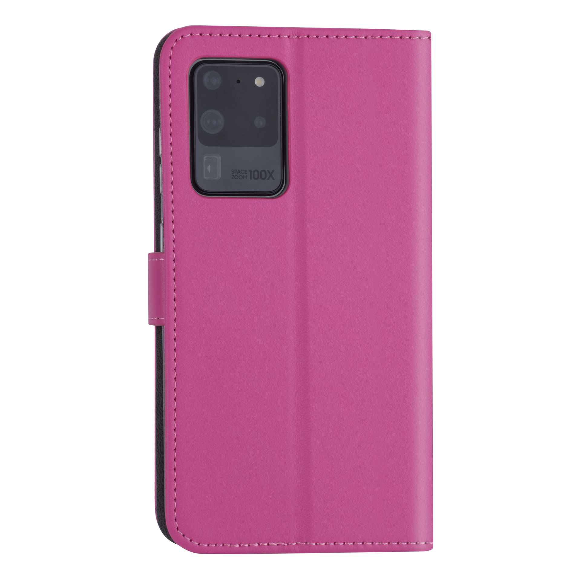 Samsung Galaxy S20 Ultra Book Case hoesje - felroze - Kaarthouder, foto 2 van 6