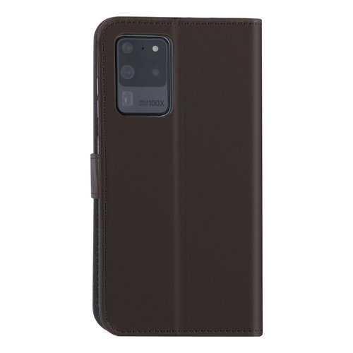 Samsung Galaxy S20 Ultra Book Case hoesje - Bruin - Kaarthouder