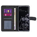 Samsung Galaxy S20 Ultra Book Case hoesje - Bruin - Kaarthouder