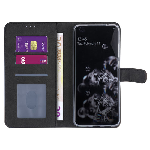 Samsung Galaxy S20 Ultra Book Case hoesje - Bruin - Kaarthouder
