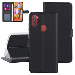 Samsung Galaxy A11 Black Book type case - Card holder