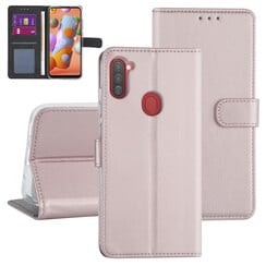 Samsung Galaxy A11 Rose Gold Book-Case hul - Kartenhalter