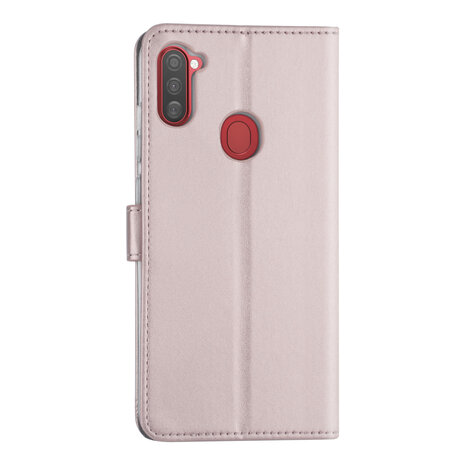 Samsung Galaxy A11 Or rose Book type housse - Titulaire de la carte Samsung Galaxy A11 Or rose Book type housse - Titulaire de la carte