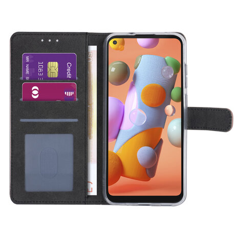 Samsung Galaxy A11 Rose Gold Book-Case hul - Kartenhalter Samsung Galaxy A11 Rose Gold Book-Case hul - Kartenhalter