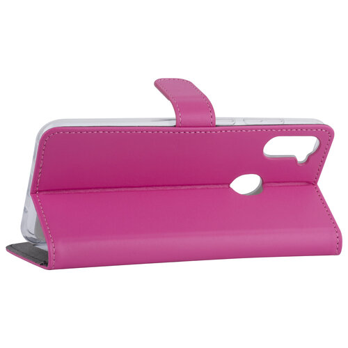 Samsung Galaxy A11 Hot pink Book type case - Card holder