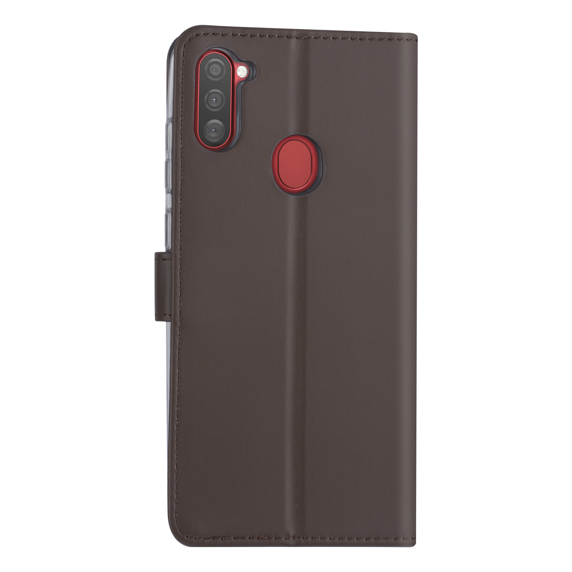 Samsung hoesje voor Galaxy A11 - Bruin - Book Case - Kaarthouder (A115F), foto 2 van 6