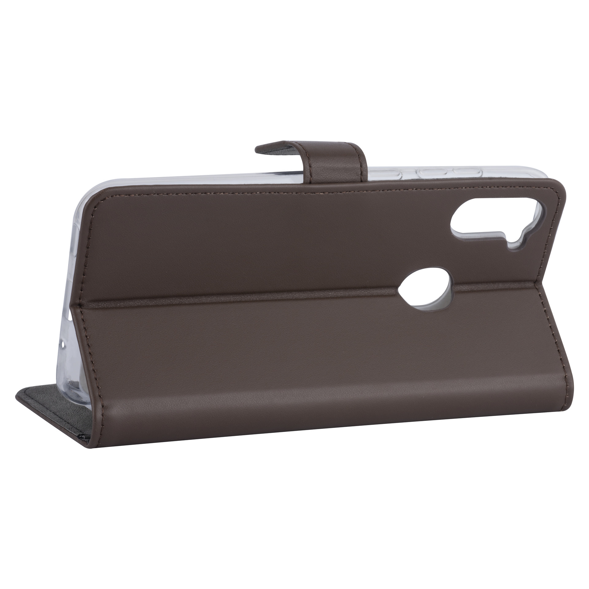 Samsung hoesje voor Galaxy A11 - Bruin - Book Case - Kaarthouder (A115F), foto 3 van 6