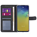 Samsung Galaxy A21 Noir Book type housse - Titulaire de la carte Samsung Galaxy A21 Noir Book type housse - Titulaire de la carte