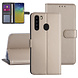 Samsung Galaxy A21 Gold Book type case - Card holder Samsung Galaxy A21 Gold Book type case - Card holder