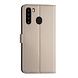 Samsung Galaxy A21 Gold Book type case - Card holder Samsung Galaxy A21 Gold Book type case - Card holder