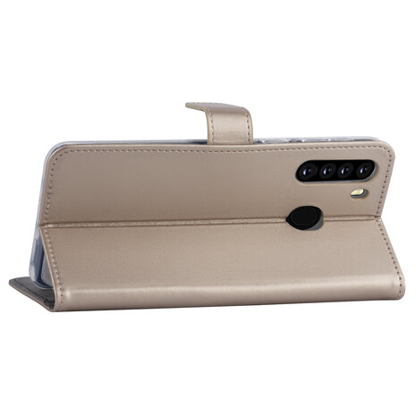 Samsung hoesje voor Galaxy A21 - Goud - Book Case - Kaarthouder (A205F) Samsung hoesje voor Galaxy A21 - Goud - Book Case - Kaarthouder (A205F)