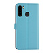 Samsung Galaxy A21 Bleu clair Book type housse - Titulaire de la carte Samsung Galaxy A21 Bleu clair Book type housse - Titulaire de la carte