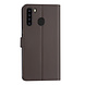 Samsung Galaxy A21 Brown Book type case - Card holder Samsung Galaxy A21 Brown Book type case - Card holder