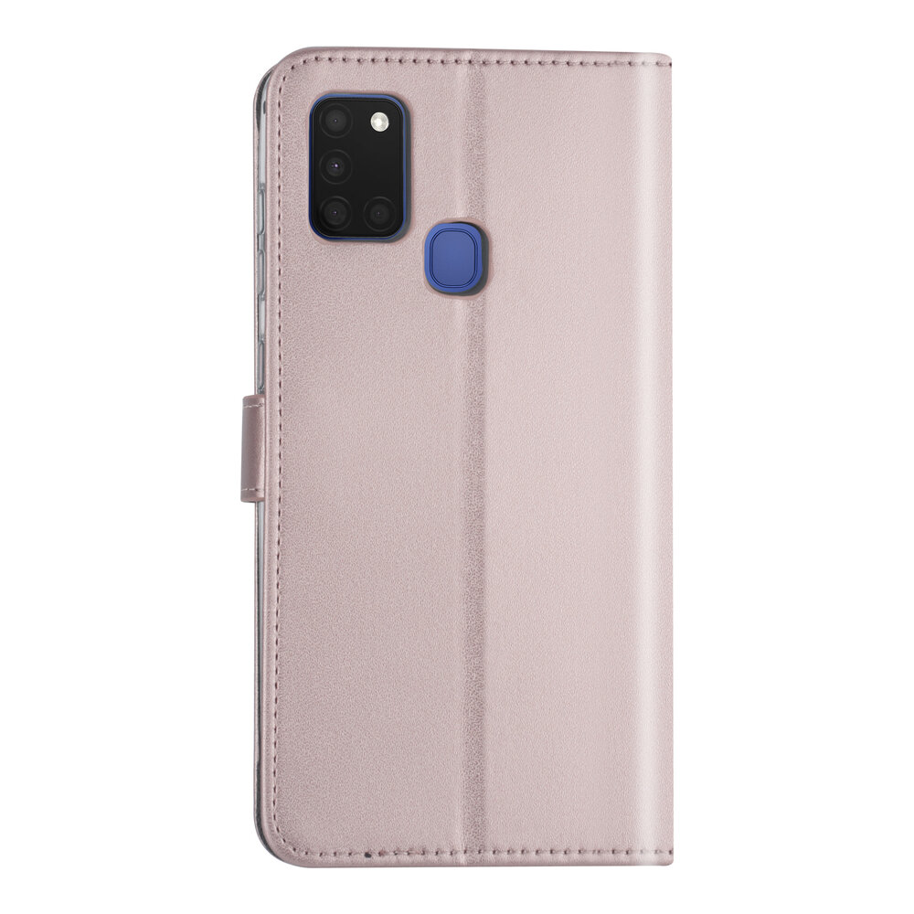 Samsung Galaxy A21S Rose Gold Book type case - Card holder Samsung Galaxy A21S Rose Gold Book type case - Card holder