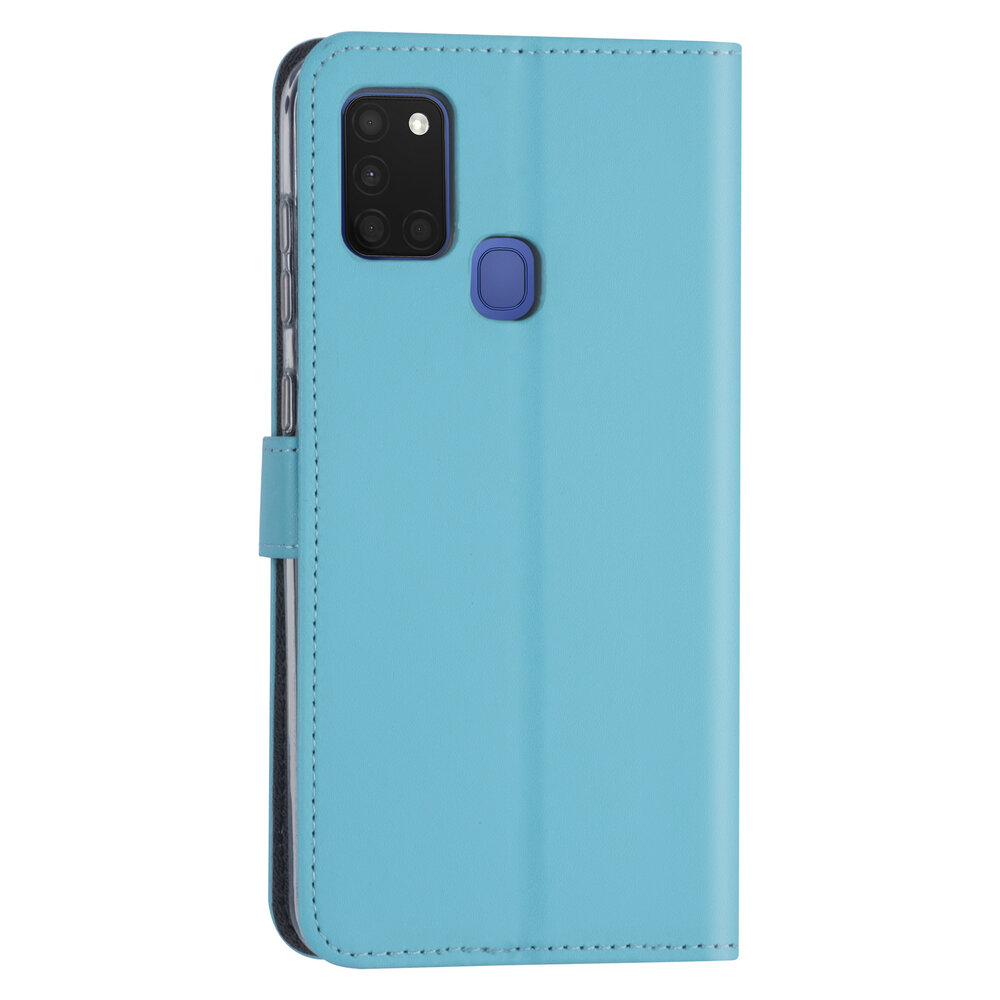 Samsung Galaxy A21S Bleu clair Book type housse - Titulaire de la carte Samsung Galaxy A21S Bleu clair Book type housse - Titulaire de la carte
