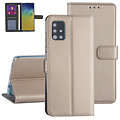 Samsung hoesje voor Galaxy A31 - Goud - Book Case - Kaarthouder (A315F)