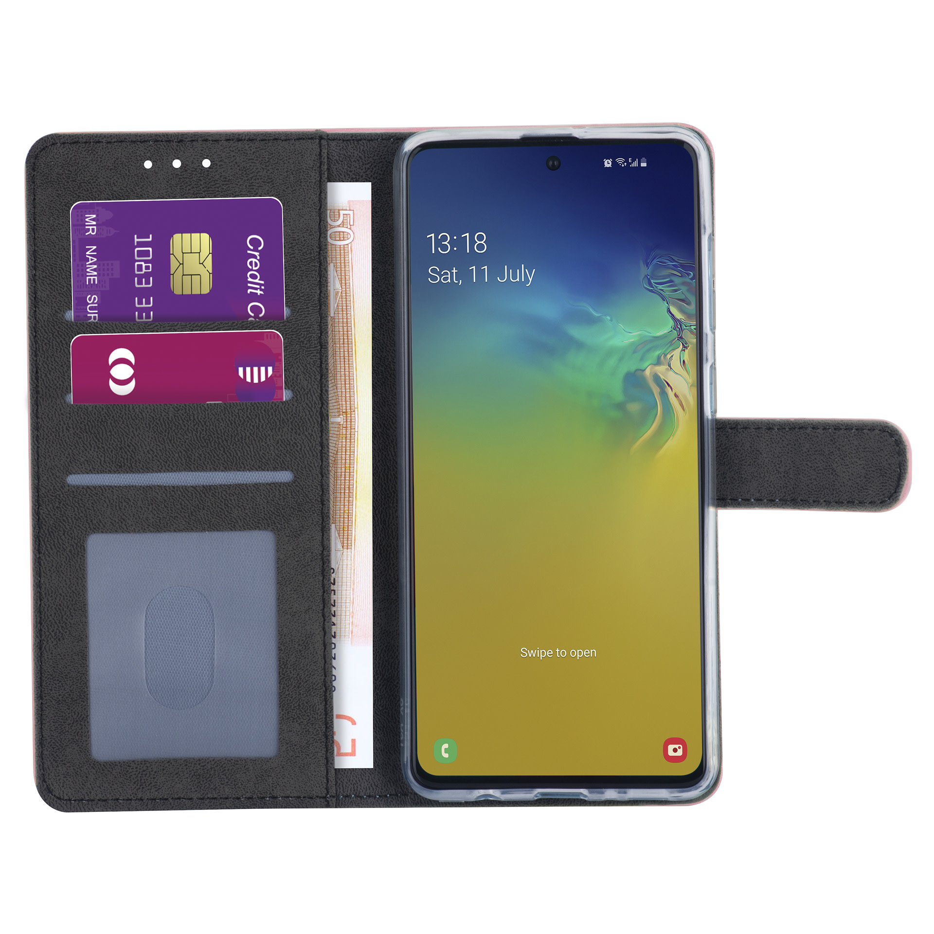 Samsung hoesje voor Galaxy A31 - Rose Gold - Book Case - Kaarthouder (A315F), foto 3 van 6