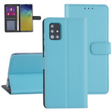 Samsung Galaxy A31 Hellblau Book-Case hul - Kartenhalter Samsung Galaxy A31 Hellblau Book-Case hul - Kartenhalter