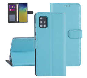 Samsung hoesje voor Galaxy A31 - LichtBlauw - Book Case - Kaarthouder (A315F) Samsung hoesje voor Galaxy A31 - LichtBlauw - Book Case - Kaarthouder (A315F)